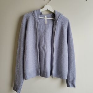 Aritzia Group by Babaton Luxe Cashmere Hooded Zip-Up size M